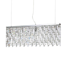 Load image into Gallery viewer, ELIXIR SP | Brass &amp; Chrome Crystal Chandelier Kitchen Island Ceiling Light, 6 &amp; 8 Lights