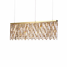 Load image into Gallery viewer, ELIXIR SP | Brass &amp; Chrome Crystal Chandelier Kitchen Island Ceiling Light, 6 &amp; 8 Lights
