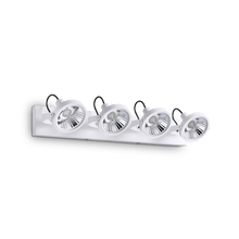 Load image into Gallery viewer, GLIM PL | Indoor Black &amp; White Adjustable Ceiling Light Fitting, 1, 2 &amp; 4 Lights