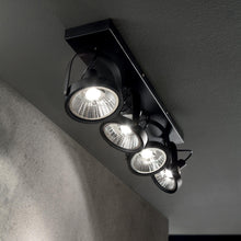Load image into Gallery viewer, GLIM PL | Indoor Black &amp; White Adjustable Ceiling Light Fitting, 1, 2 &amp; 4 Lights