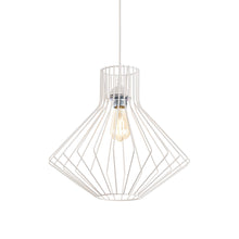 Load image into Gallery viewer, AMPOULE SP1 | Indoor Black &amp; White Abstract Caged Bulb Pendant, Ceiling Light Fitting, 1 Light