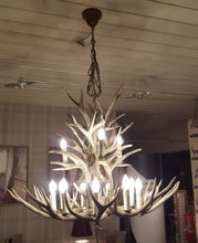 Load image into Gallery viewer, CHALET-SP12 | Large Antler Chandeliers Deer Horn Style Ceiling Light Fitting 12 Lights