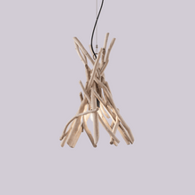 Load image into Gallery viewer, DRIFTWOOD SP1 | Natural Wooden Stick Ceiling Pendant 1 Light Farmhouse style Fitting