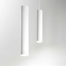 Load image into Gallery viewer, TUBE SP | Indoor White &amp; Black Hanging LED Down Lights, Pendant Ceiling Light Fitting, 1 Light