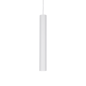 TUBE SP | Indoor White & Black Hanging LED Down Lights, Pendant Ceiling Light Fitting, 1 Light
