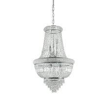 Load image into Gallery viewer, DUBAI SP | Luxurious Entryway Chrome &amp;  Golden Frame Beaded Crystal Chandelier Ceiling Light Fitting, 10 &amp; 24 Lights