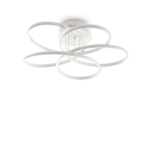 Load image into Gallery viewer, KAROL PL | White Indoor LED Semi Flush Ceiling Lights, 4000 K