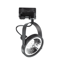 Load image into Gallery viewer, GLIM TRACK | Indoor Black &amp; White Track Ceiling Light Fitting, 1 Light
