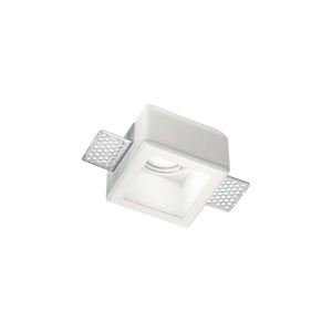 SAMBA | Indoor Flush Round & Square Design White Down Lights, Ceiling Light Fitting, 1 Light