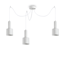 Load image into Gallery viewer, HOLLY SP  | Indoor Multiple Pendant Kitchen Island Ceiling Light Fitting, White &amp; Black &amp; Brass Design, 1 &amp; 3 Lights