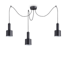 Load image into Gallery viewer, HOLLY SP  | Indoor Multiple Pendant Kitchen Island Ceiling Light Fitting, White &amp; Black &amp; Brass Design, 1 &amp; 3 Lights