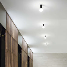 Load image into Gallery viewer, PETIT PL1 | Small Flush Indoor Ceiling Light Fitting, Black, Brass, Chrome, &amp; White Design, 1 Light