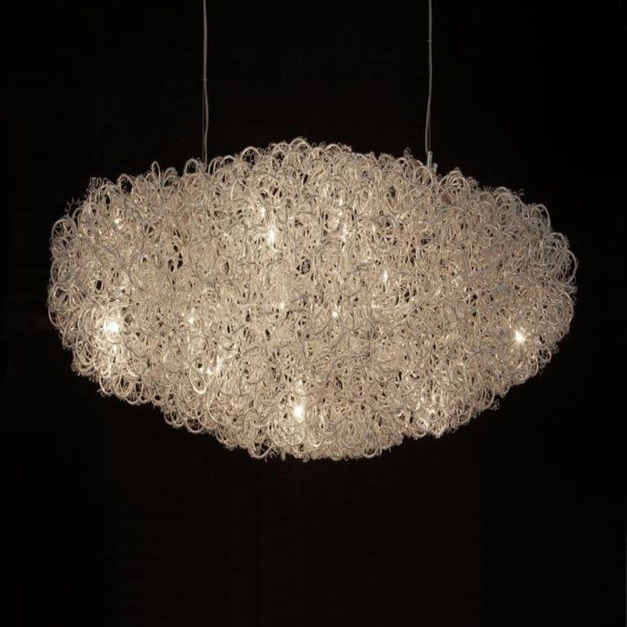 Hanging lamp 20-flg. DIRIGIBILE OVAL - 232 K 1502 X - shinychandeliers.co.uk