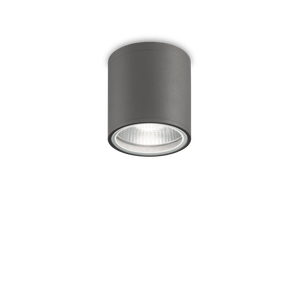 GUN PL1 | Indoor Flush Round Ceiling lights Fitting, Aluminium, Anthracite, Black, Coffee, Grey, & White Designs, 1 Light
