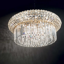 Load image into Gallery viewer, NABUCCO SP | Indoor Crystal Drum Chandelier Ceiling Light Fitting, 12 &amp; 16 Lights