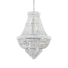 Load image into Gallery viewer, DUBAI SP | Luxurious Entryway Chrome &amp;  Golden Frame Beaded Crystal Chandelier Ceiling Light Fitting, 10 &amp; 24 Lights