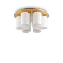 Load image into Gallery viewer, DAISY PL6 | Flush Indoor Golden Ceiling Light Fitting, 6 Lights