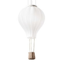 Load image into Gallery viewer, DREAM BIG SP1 | Hot Air Balloon Ceiling Pendant Light with White Glass Diffuser &amp; Rope Basket, 1 Light, E27
