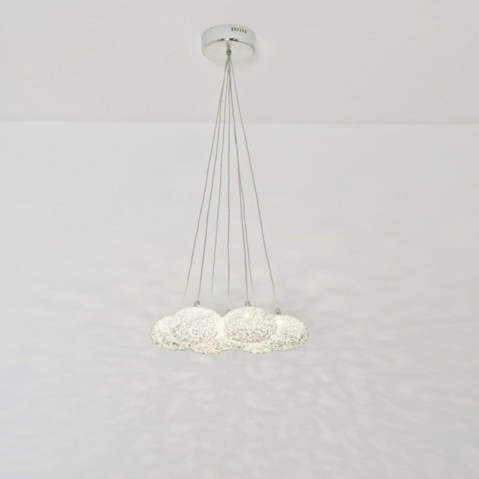 Pendant light 7-leaf. RIFUGIO - 276 1504 X - shinychandeliers.co.uk