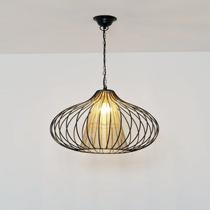 Pendant lamp 1-leaf. CAPELLO LARGE - 297 1401 - shinychandeliers.co.uk