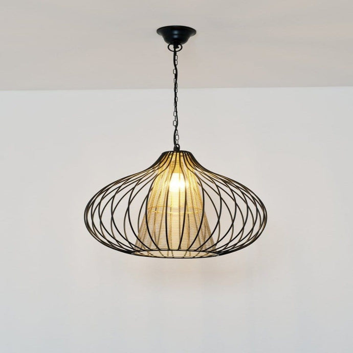 Pendant lamp 1-leaf. CAPELLO LARGE - 297 1401 - shinychandeliers.co.uk