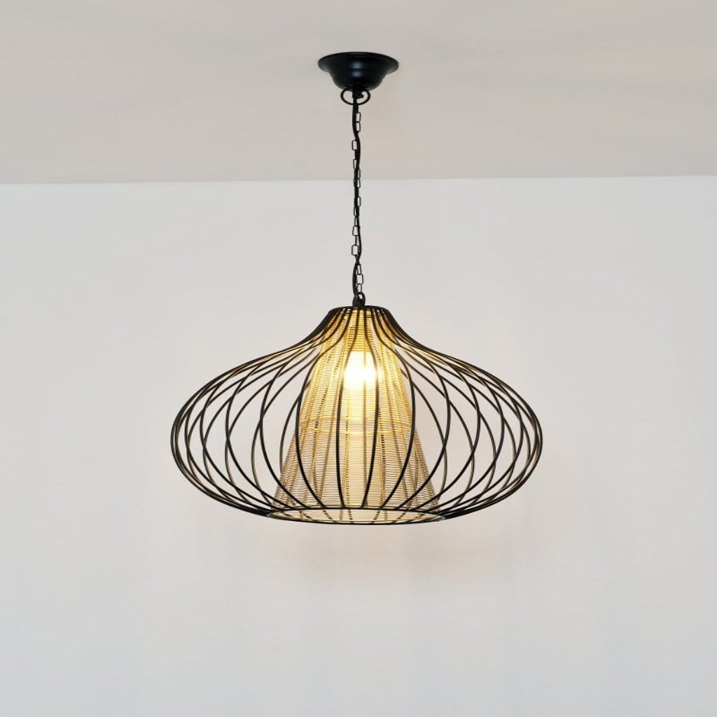 Pendant lamp 1-leaf. CAPELLO LARGE - 297 1401 - shinychandeliers.co.uk