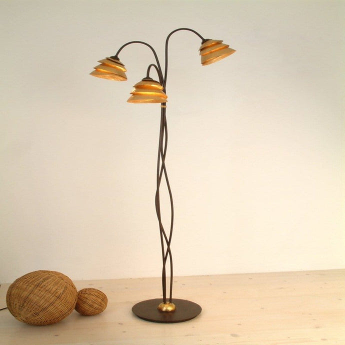 Floor lamp 3-flg. SNAIL ONE - 300 1155 - shinychandeliers.co.uk