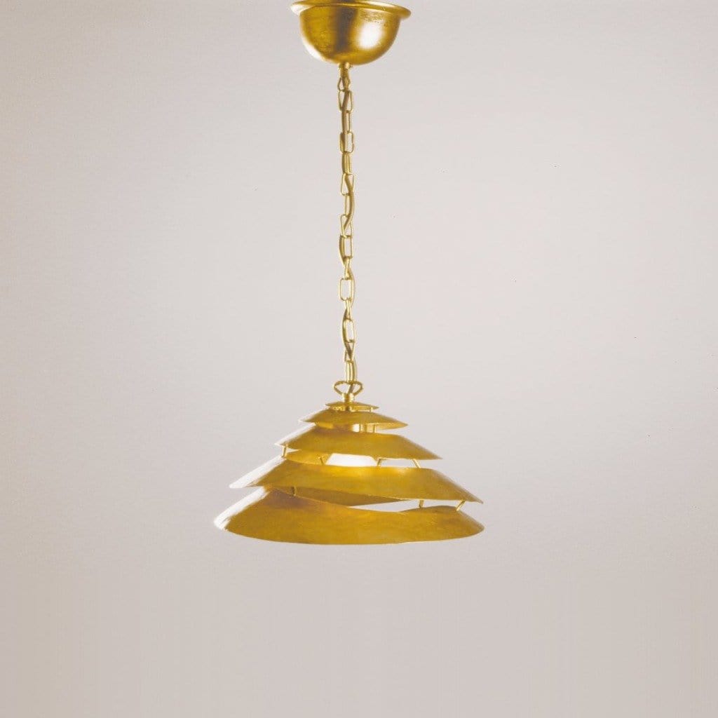 Pendant lamp 1-leaf. SNAIL ONE - 300 1417 - shinychandeliers.co.uk