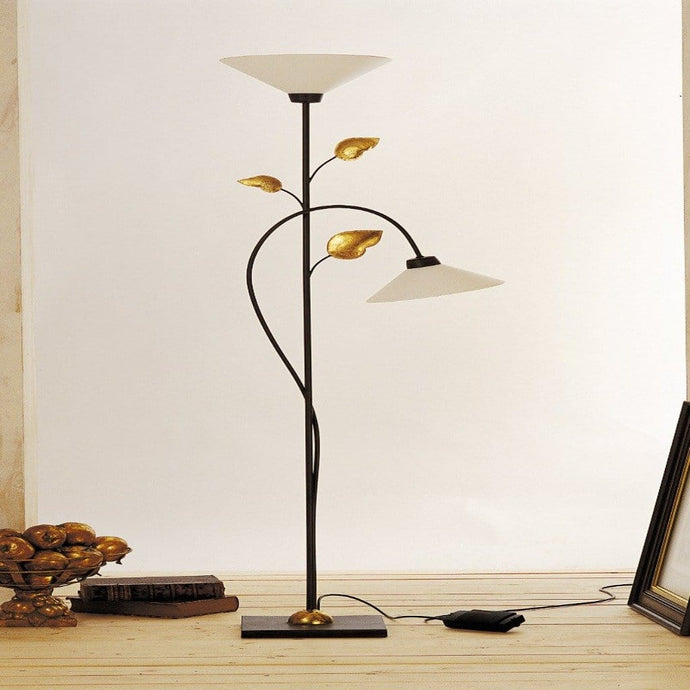 Floor lamp, 2-leaf FOGLIE - 300 K 1135 - shinychandeliers.co.uk