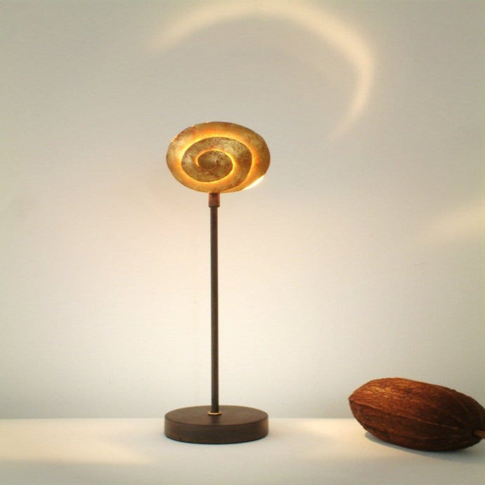 Table lamp 1-leaf PICCOLA NAUTILO - 300 K 12133 - shinychandeliers.co.uk