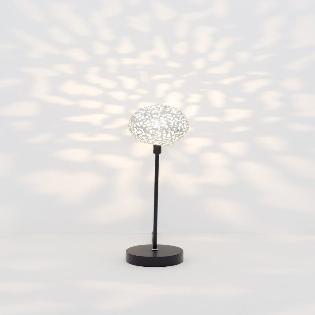 Table lamp 1-leaf SFERA GRANDE - 300 K 12237 S - shinychandeliers.co.uk