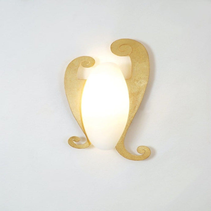 Wall lamp 1-leaf LINO - 300 K 13101 - shinychandeliers.co.uk