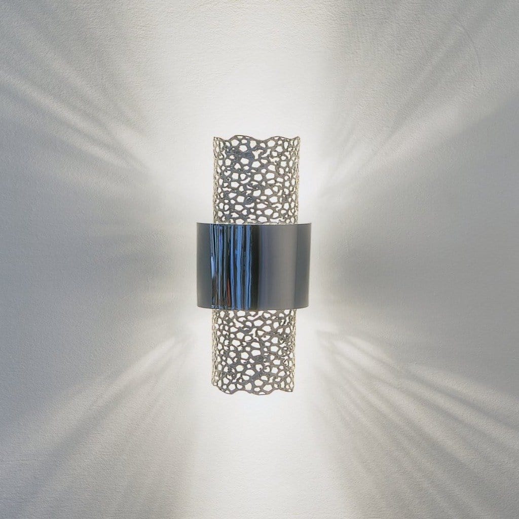 Wall lamp 2-leaf PALAZZO - 300 K 13203 SC - shinychandeliers.co.uk