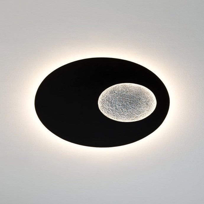 Wall lamp LUNA ROUND LARGE - 300 K 13204 S - shinychandeliers.co.uk