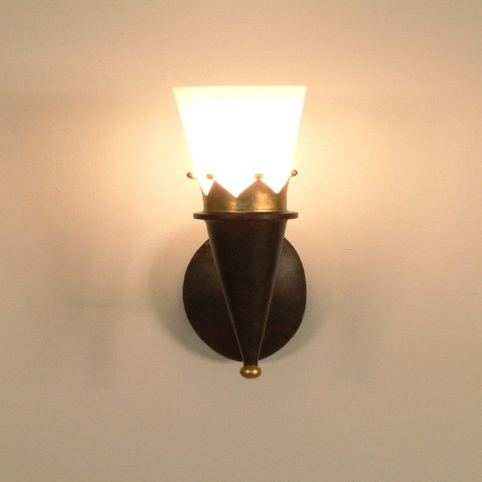 Wall lamp 1-leaf TORCIA CORONA - 300 K 1352 - shinychandeliers.co.uk