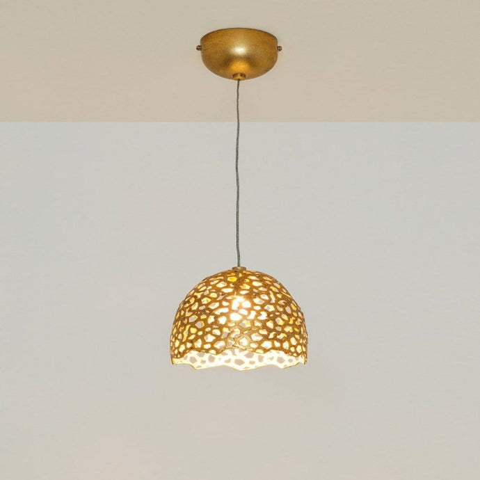 Pendant lamp 1-leaf. LILY PICCOLO - 300 K 1438 COM - shinychandeliers.co.uk