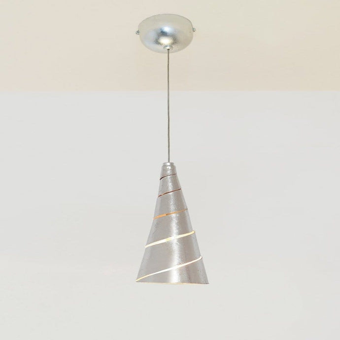 Pendant lamp 1-leaf. INNOVAZIONE - 300 K 1441 SKOM - shinychandeliers.co.uk