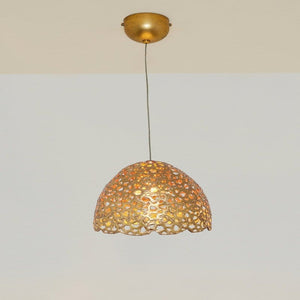 Pendant lamp 1-leaf. LILY GRANDE - 300 K 1445 COM - shinychandeliers.co.uk