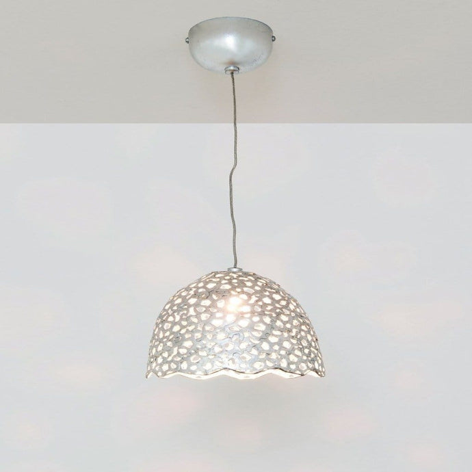 Pendant lamp 1-leaf. LILY GRANDE - 300 K 1445 SKOM - shinychandeliers.co.uk