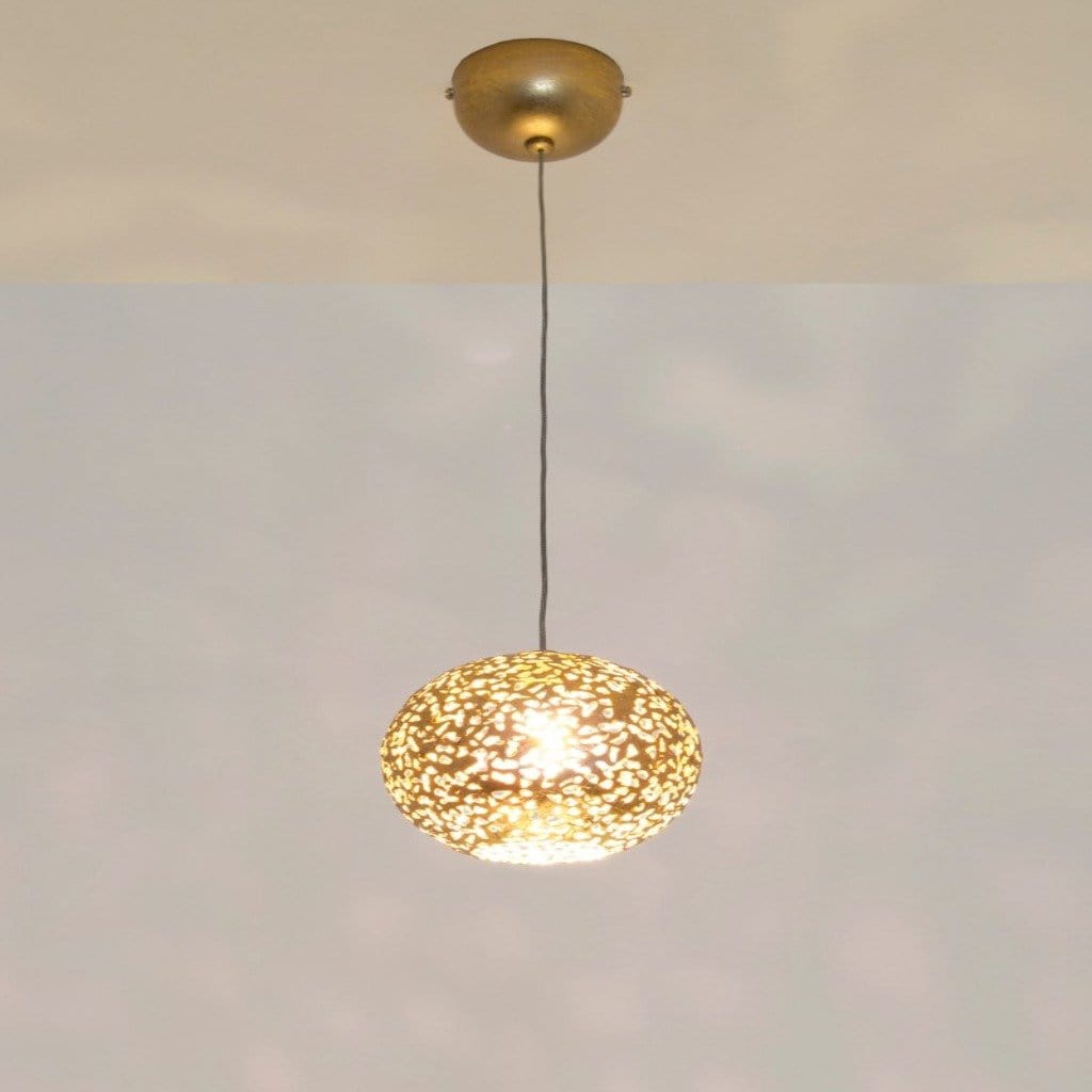 Pendant lamp 1-leaf. CAPPUCCINO - 300 K 1449 COM - shinychandeliers.co.uk