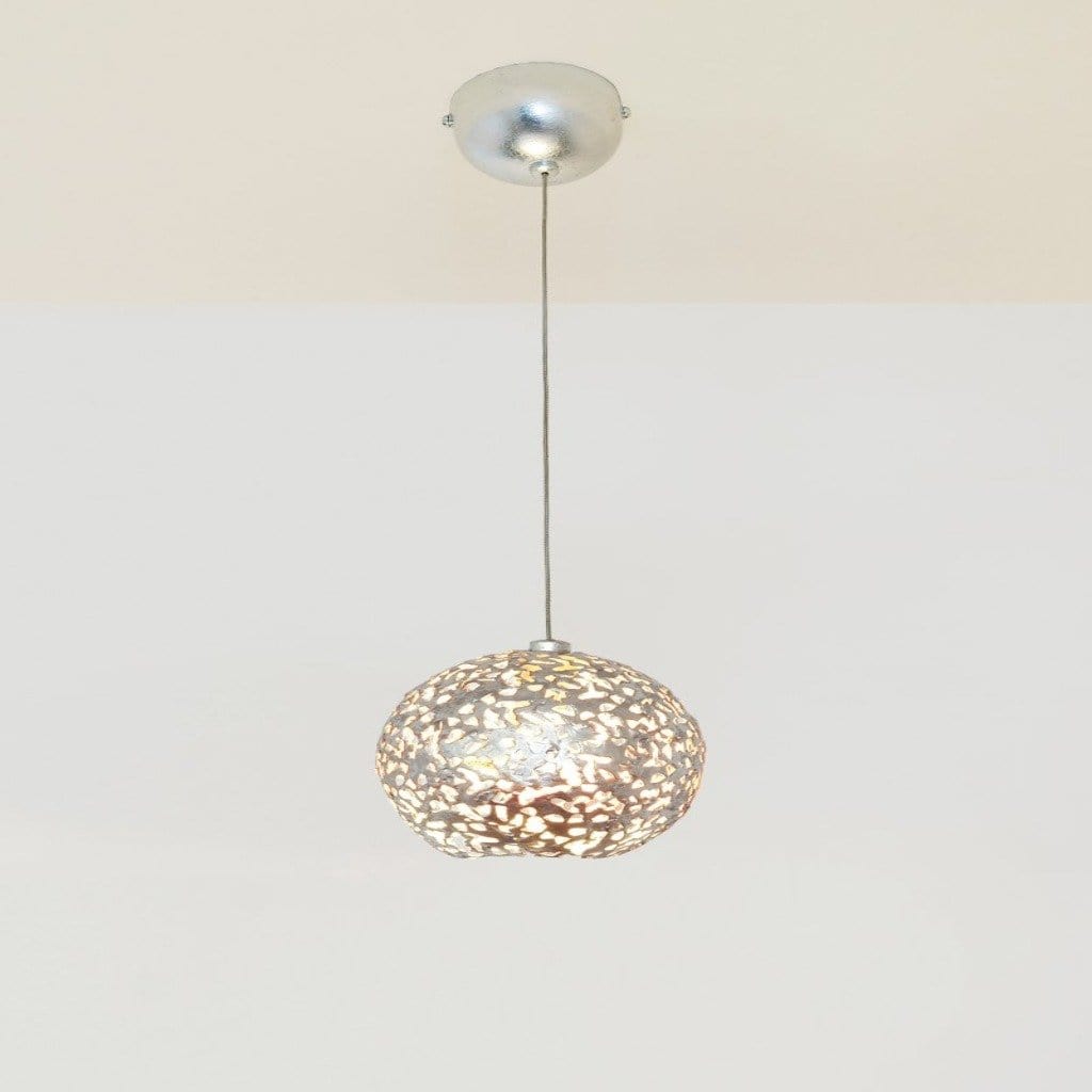 Pendant lamp 1-leaf. CAPPUCCINO - 300 K 1449 SKOM - shinychandeliers.co.uk