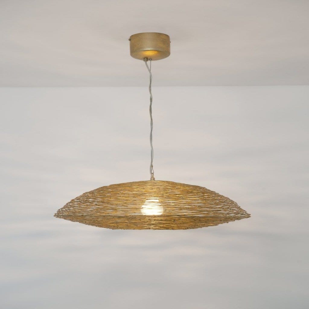 Pendant lamp 1-leaf. PISEO - 300 K 1457 - shinychandeliers.co.uk