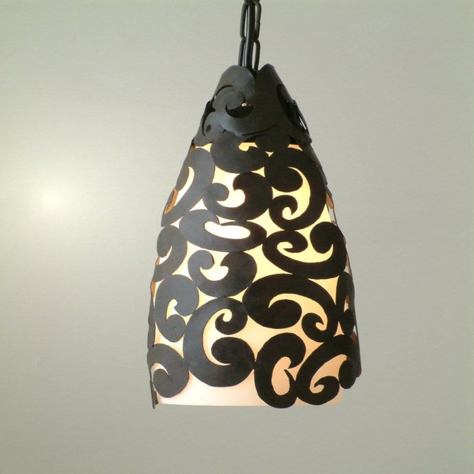 Pendant lamp 1-leaf. ONDULATA - 300 K 15117 - shinychandeliers.co.uk