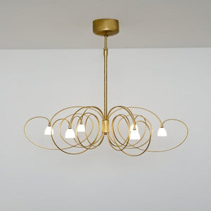 Hanging lamp 6-flg. ROSASPINA - 300 K 15182 X - shinychandeliers.co.uk