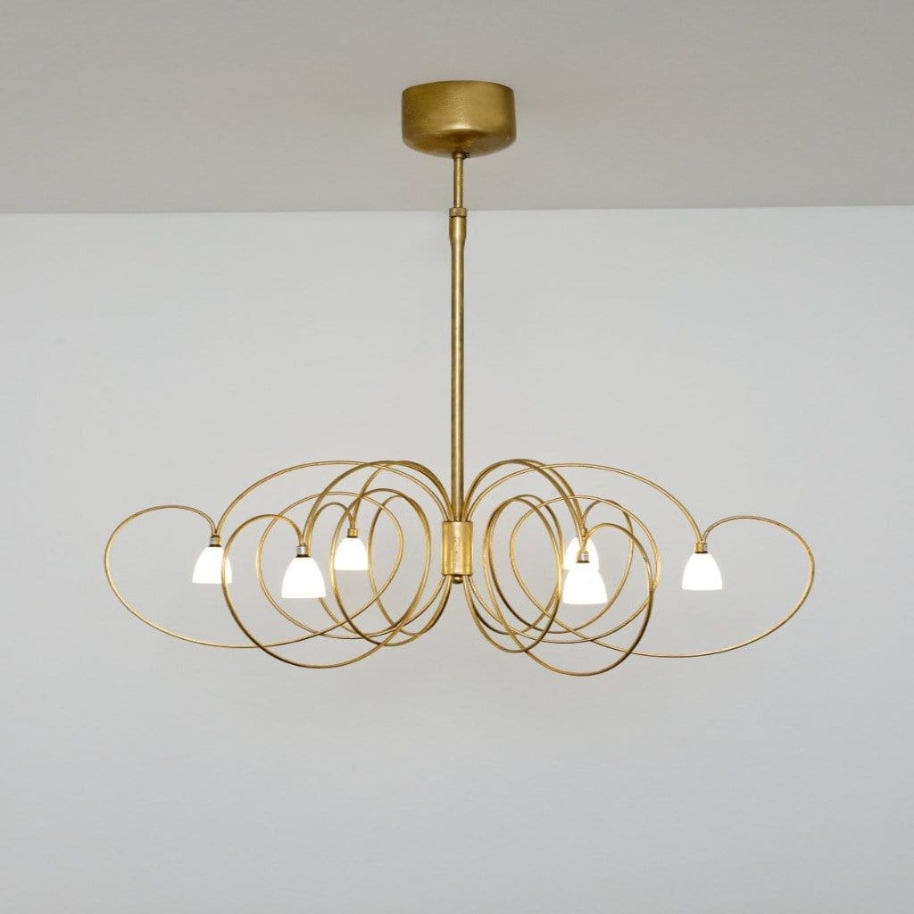 Hanging lamp 6-flg. ROSASPINA - 300 K 15182 X - shinychandeliers.co.uk