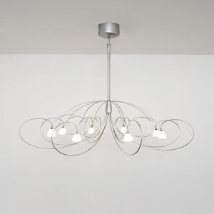 Pendant lamp 8-leaf. ROSASPINTA LARGE - 300 K 15183 X - shinychandeliers.co.uk