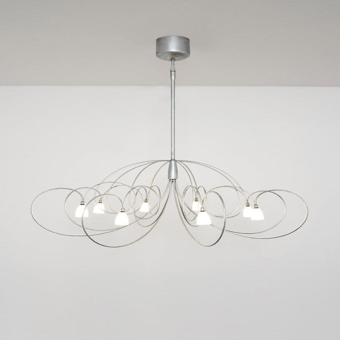 Pendant lamp 8-leaf. ROSASPINTA LARGE - 300 K 15183 X - shinychandeliers.co.uk