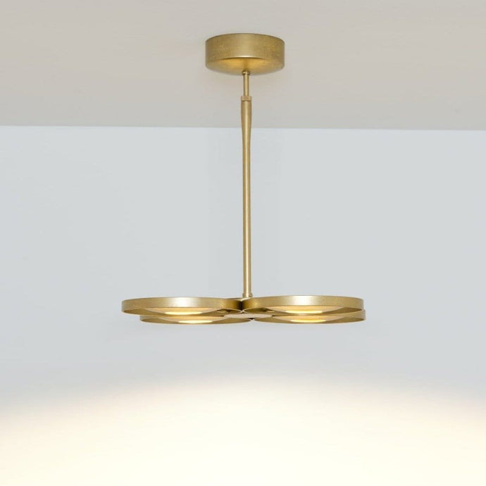 Pendant lamp, 4-leaf CAMPANELLO - 300 K 15198 - shinychandeliers.co.uk