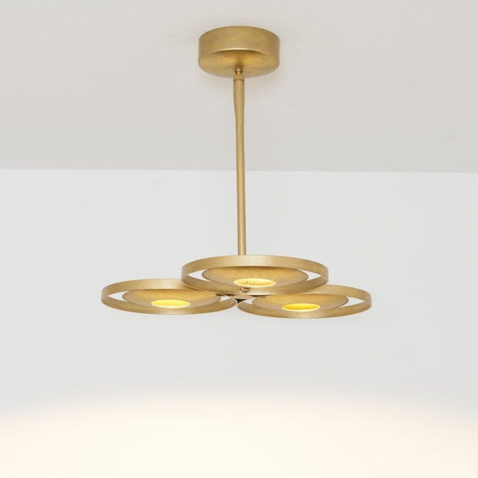 Pendant lamp, 3-leaf BENEFATORE - 300 K 15199 - shinychandeliers.co.uk