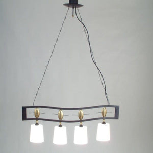 Pendant lamp, 4-leaf FOGLIE - 300 K 1572 - shinychandeliers.co.uk